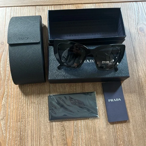 Prada | Accessories | Prada Elegant Black Sunglasses Set  display picture 3